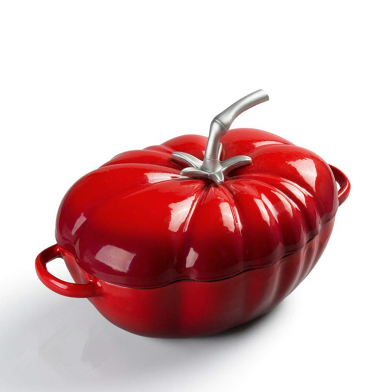 Cast Iron Corn - 25 cm Domates Emaye Dökme Demir
